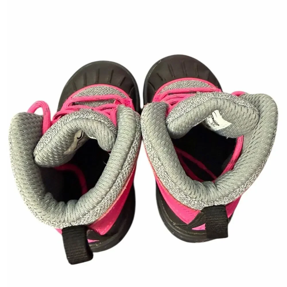 Nike Woodside 2 High ACG Infant Girls Bootie Shoe 6 Baby Pink Black Gray